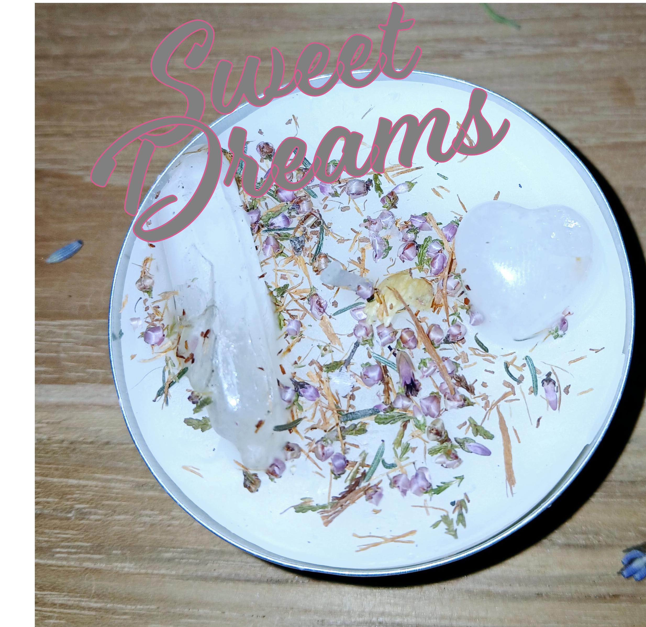 Crystal Ritual Candle Set: Herb Infused Spell Candles