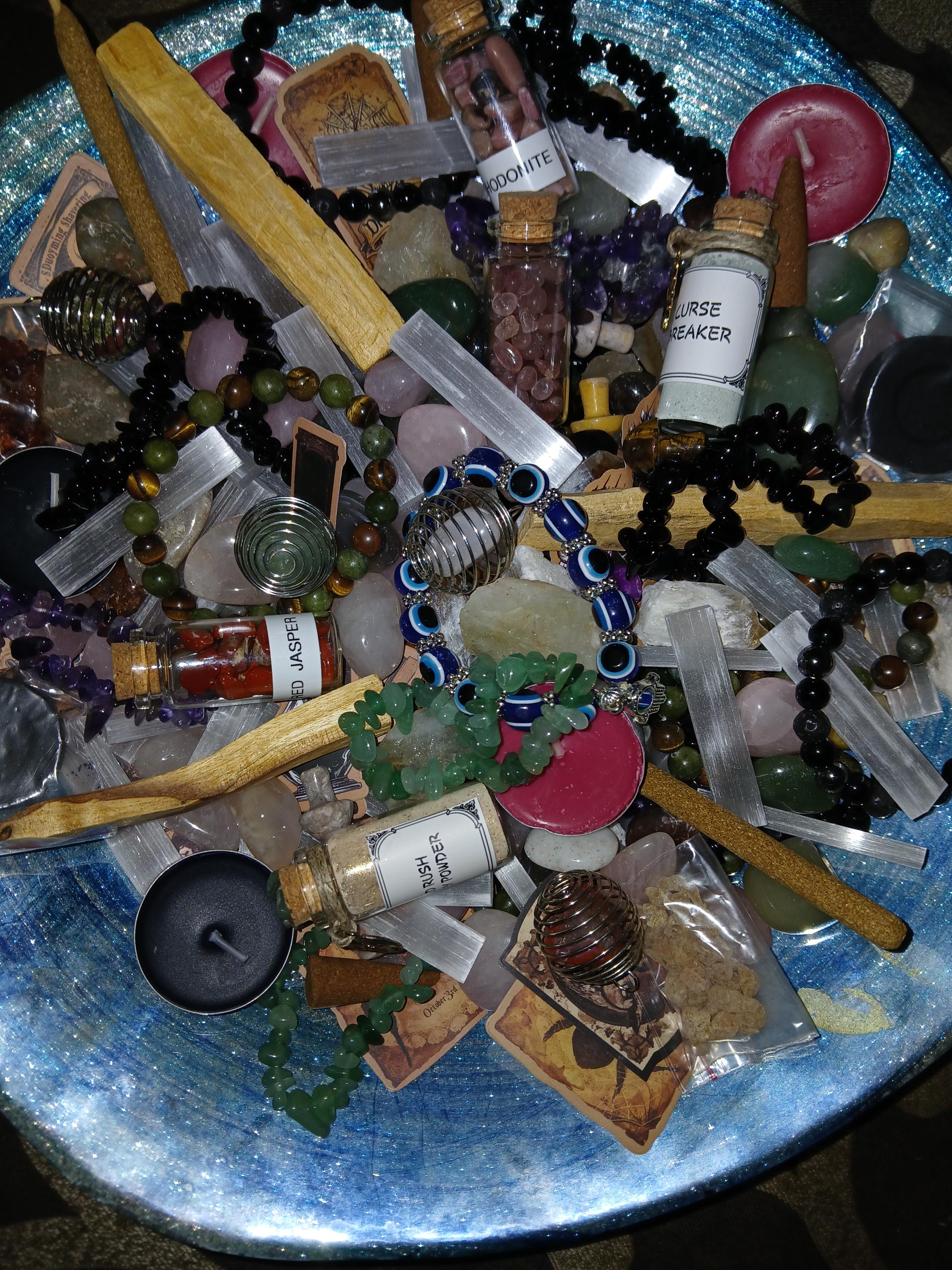 Witch Mystery Scoop: Crystals, Herbs, Charms, & Witchfetti