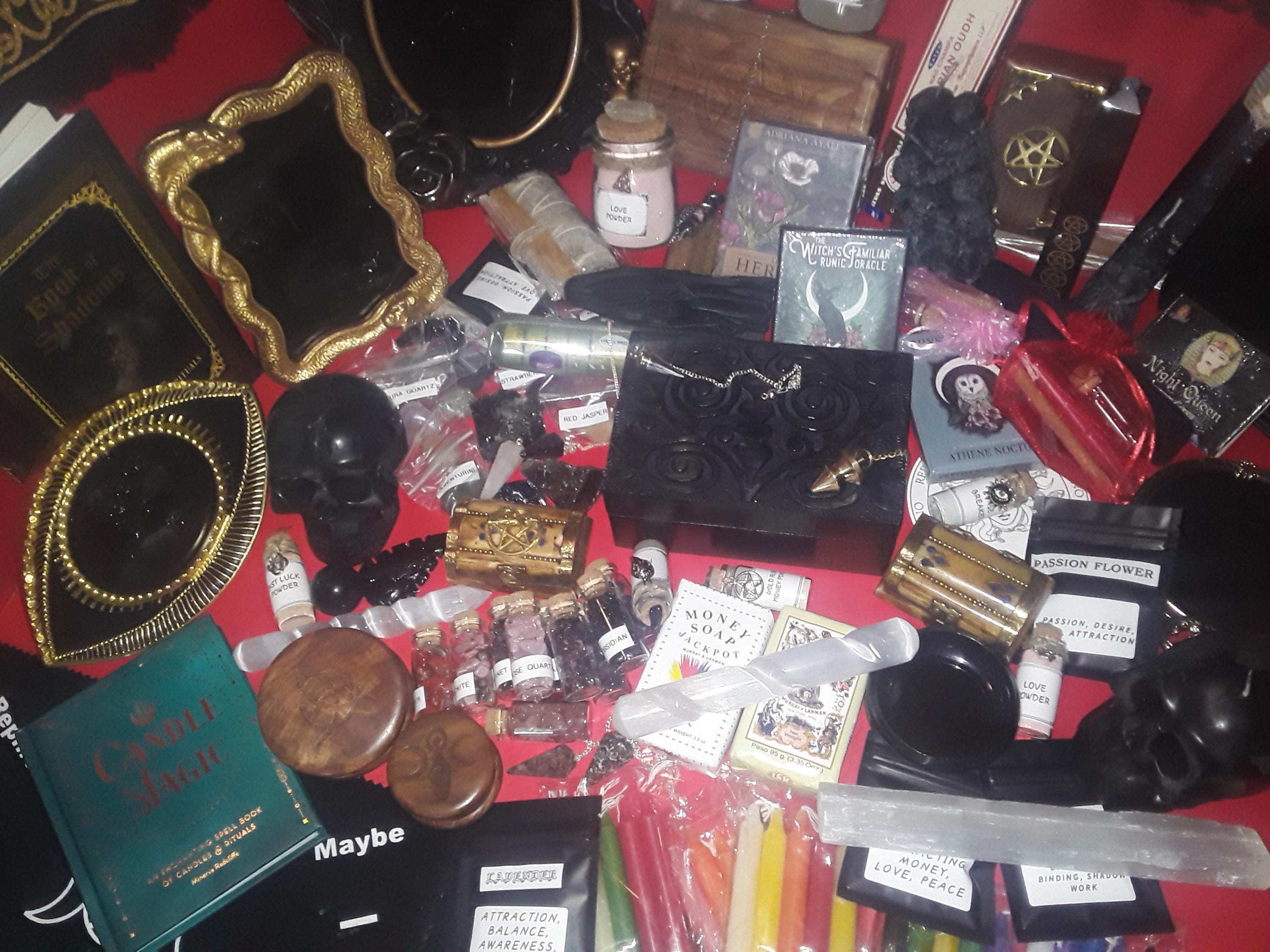 Witchy mystery box : Mystery Witchcraft Box with Spell Supplies witches altar supplies baby witch wiccan supplies