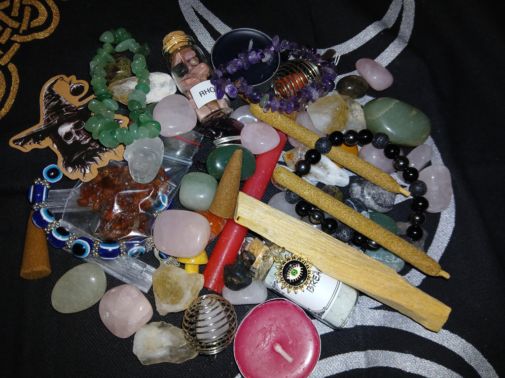 Witch Mystery Scoop: Crystals, Herbs, Charms, & Witchfetti