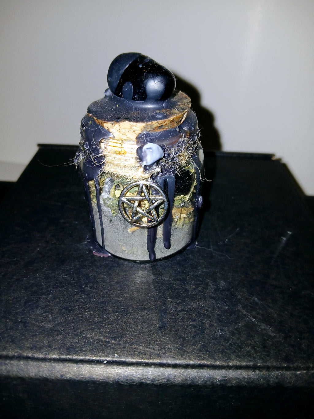 Handmade Witch Bottle: Protection, Prosperity, Blessing - Wiccan Spell Kit