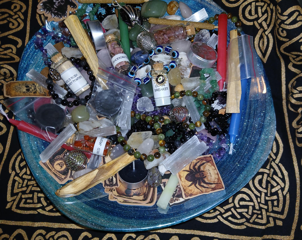Witch Mystery Scoop: Crystals, Herbs, Charms, & Witchfetti