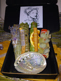 Smudge Kit: Lavender, Cedar, Juniper, Sage, Palo Santo & Abalone Shell