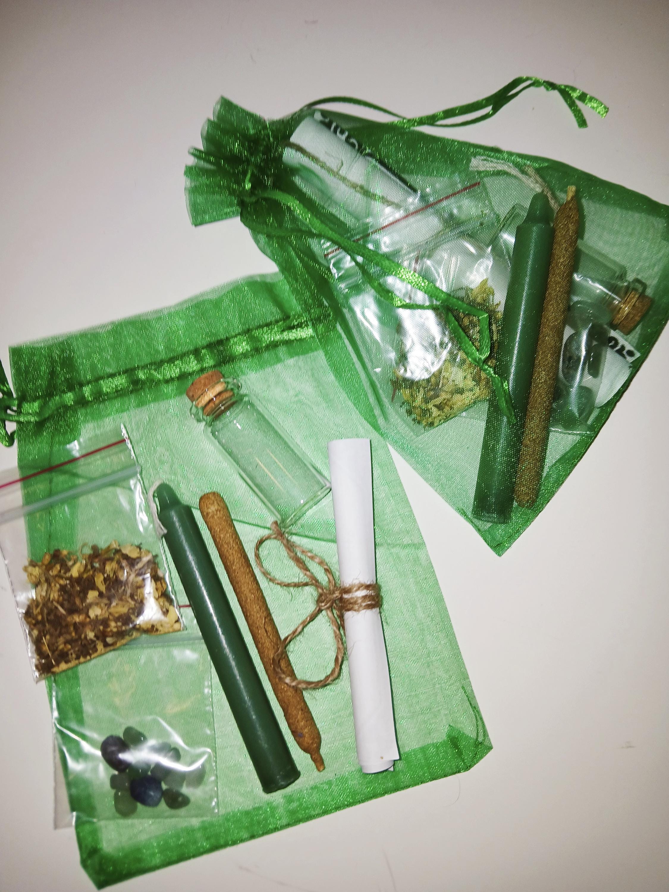 Beginner Witchcraft Spell Kit: Mini Spell Jar, Herbs & Candle