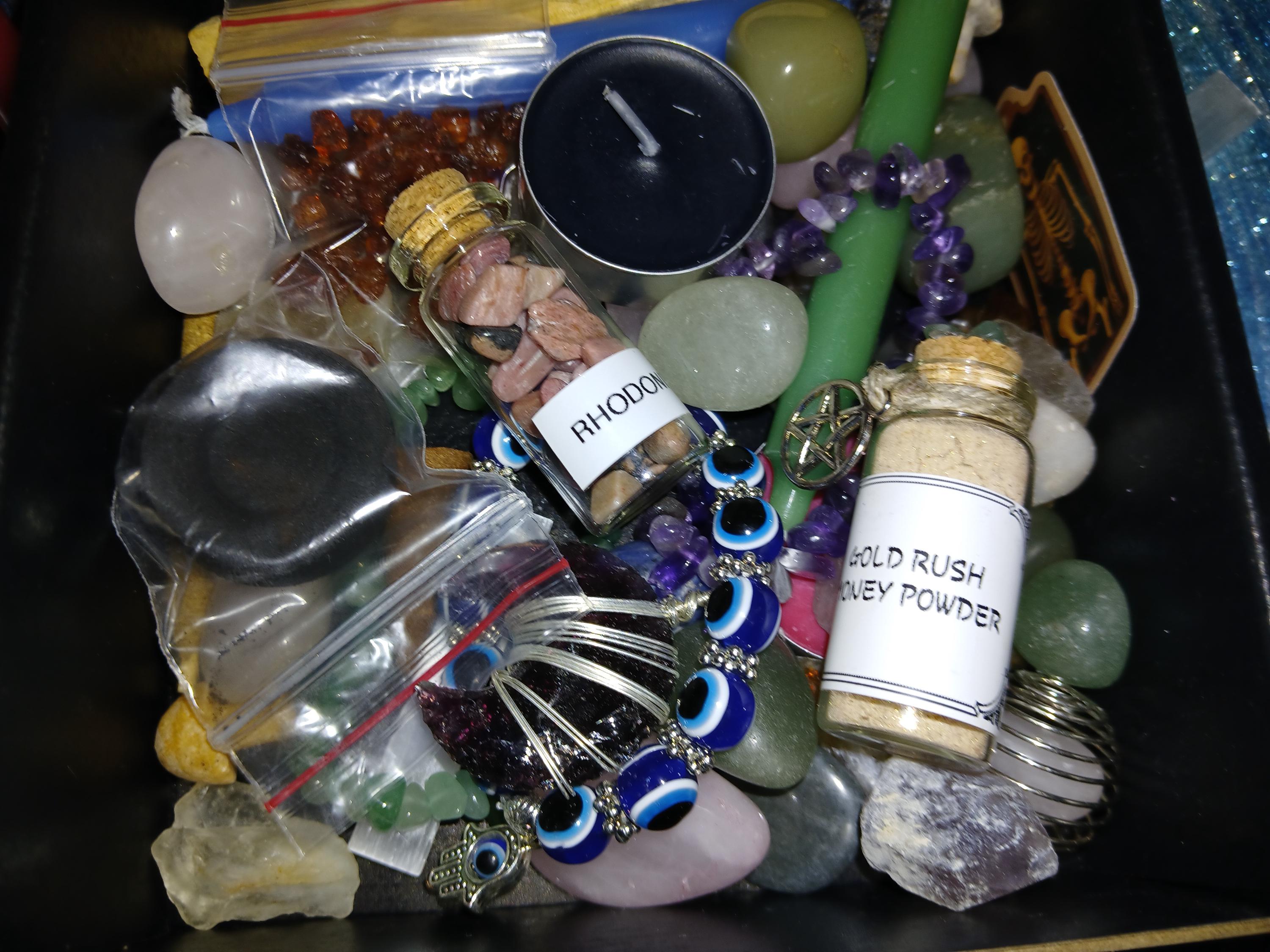 Witch Mystery Scoop: Crystals, Herbs, Charms, & Witchfetti
