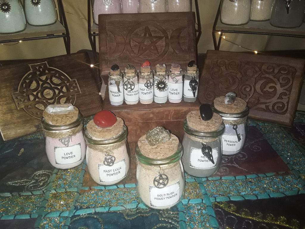 Magickal Spell Powder Kit: Witchcraft Ritual Supplies