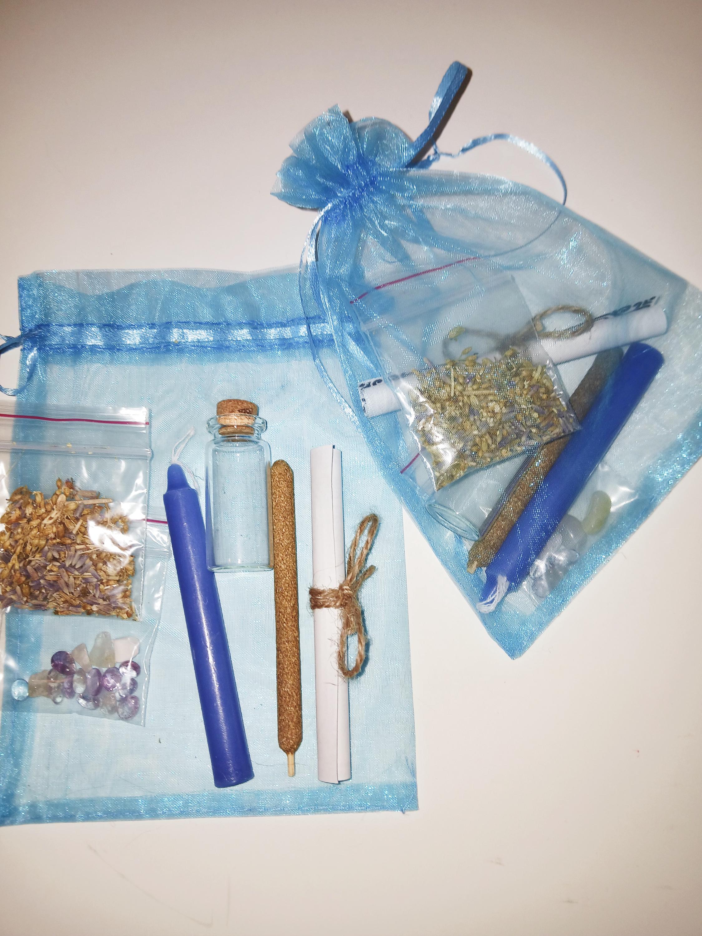 Beginner Witchcraft Spell Kit: Mini Spell Jar, Herbs & Candle