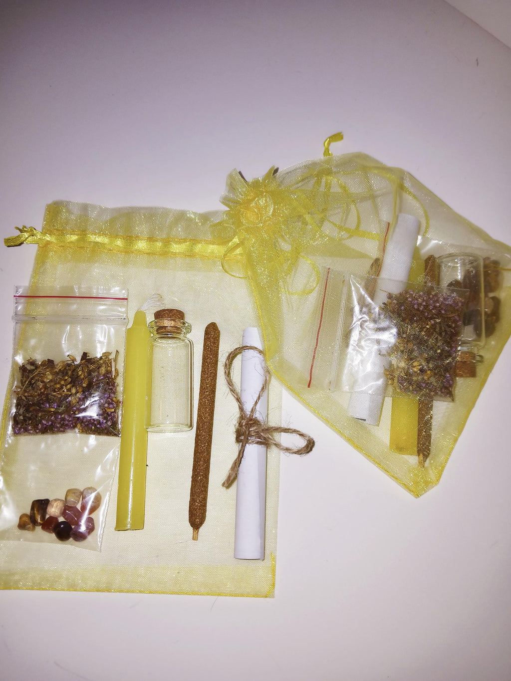 Beginner Witchcraft Spell Kit: Mini Spell Jar, Herbs & Candle