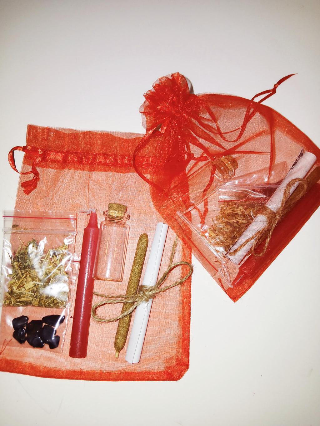 Beginner Witchcraft Spell Kit: Mini Spell Jar, Herbs & Candle