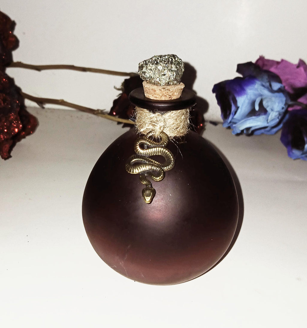 Witch Potion Bottles: Glass Cork Bottles with Witchy Charm