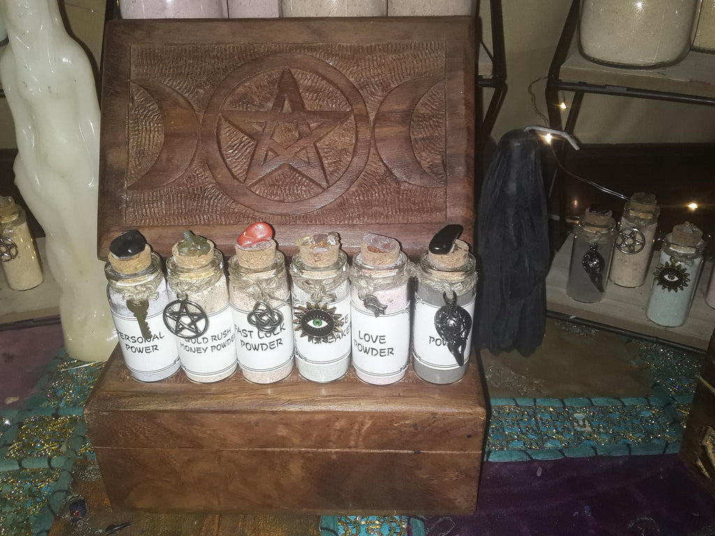 Magickal Spell Powder Kit: Witchcraft Ritual Supplies
