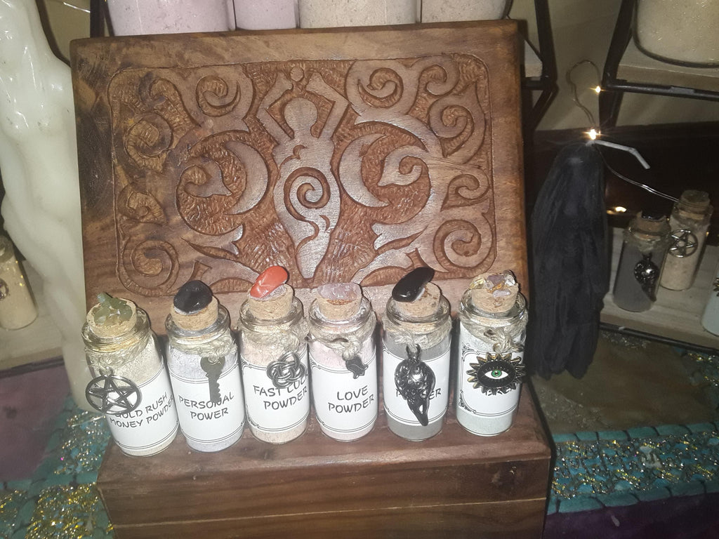 Magickal Spell Powder Kit: Witchcraft Ritual Supplies