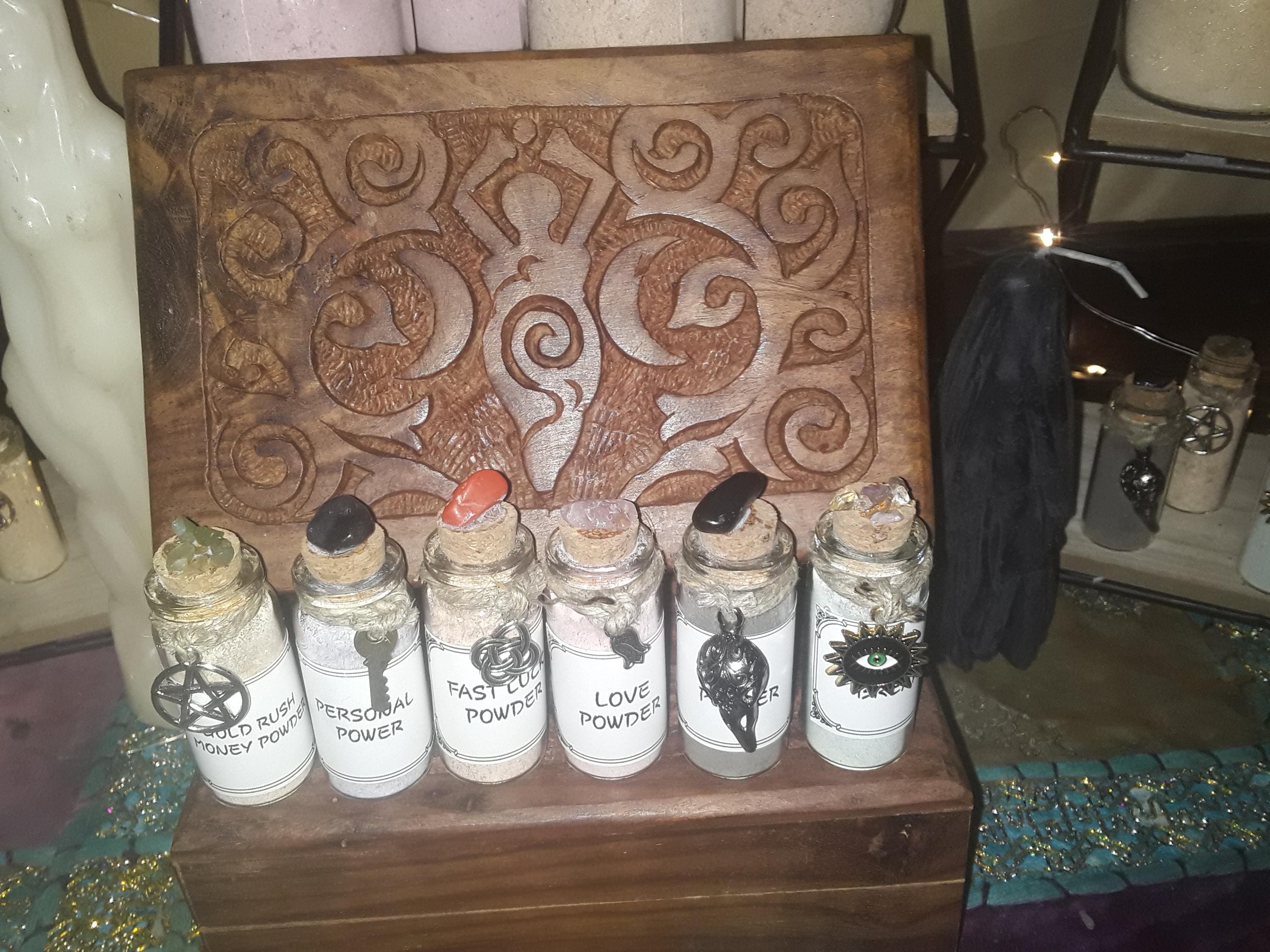 Magickal Spell Powder Kit: Witchcraft Ritual Supplies