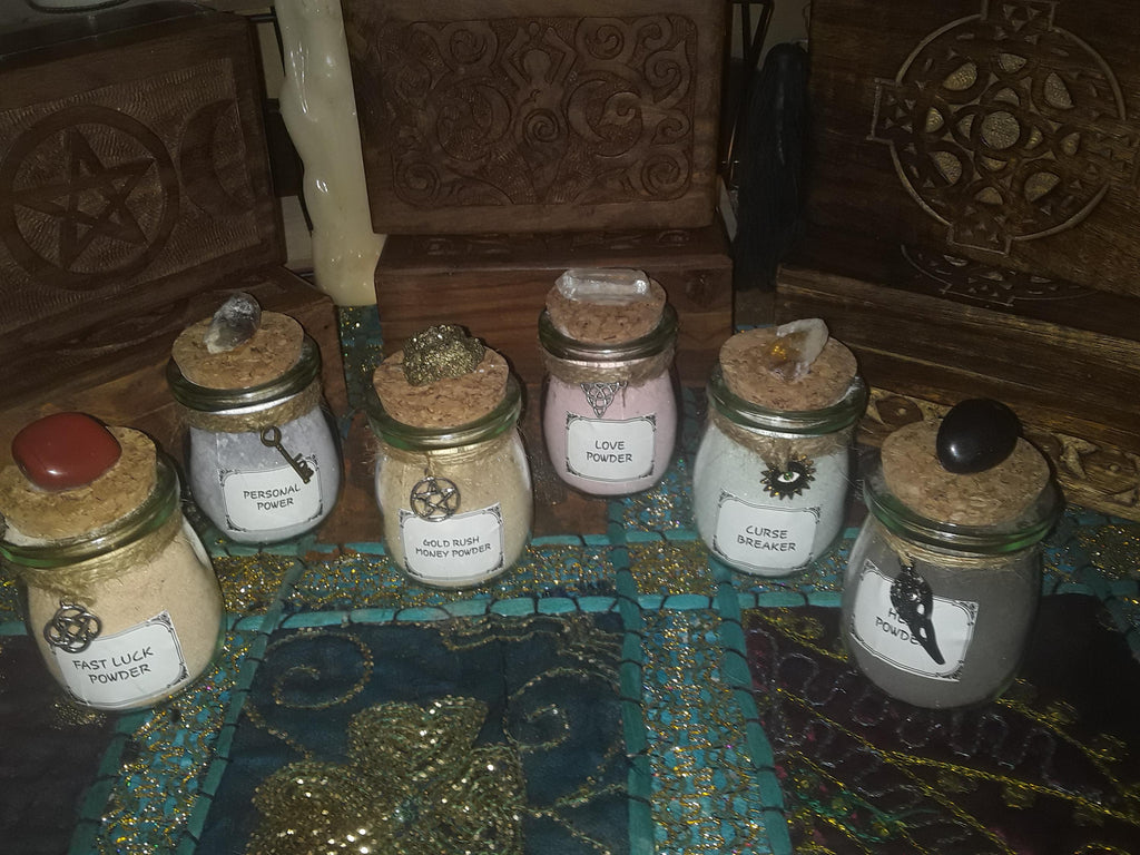 Magickal Spell Powder Kit: Witchcraft Ritual Supplies