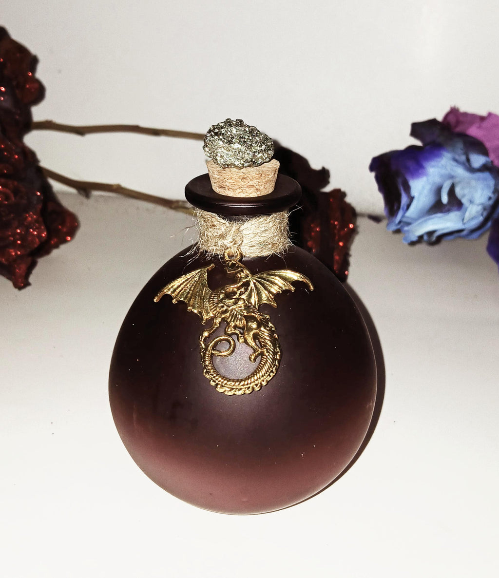 Witch Potion Bottles: Glass Cork Bottles with Witchy Charm